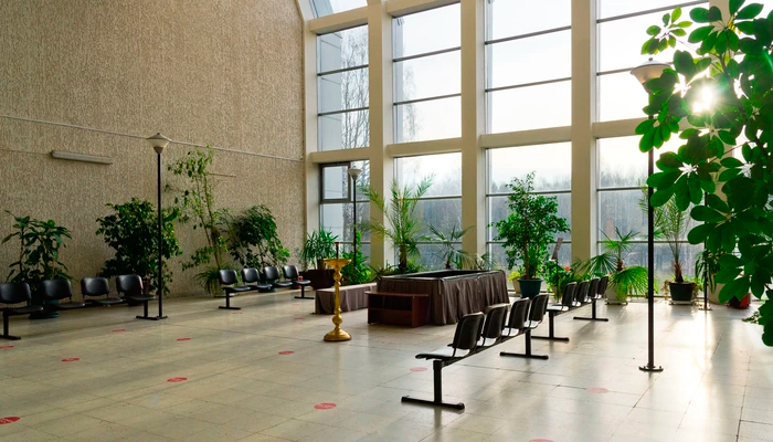 Центральный зал крематория