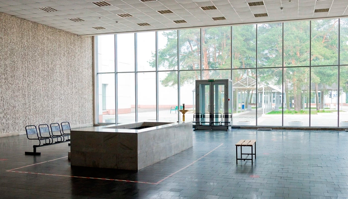 Большой зал крематория